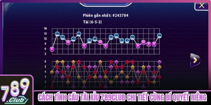 Cách tính cầu Tài Xỉu 789club chi tiết cùng bí quyết riêng